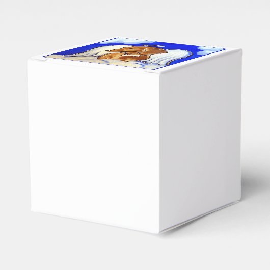 Red Dachshund Angel Bedankdoosjes (Voorkant Zijde)