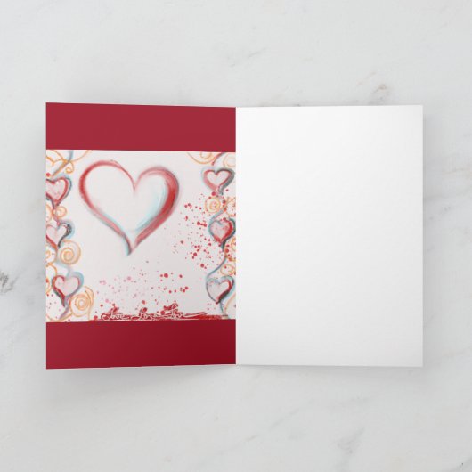 Red Dachshund Bedankkaart (Binnen)