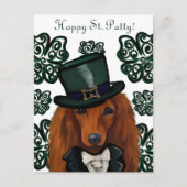 RED DACHSHUND BRIEFKAART (Voorkant)