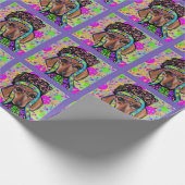 RED DACHSHUND CADEAUPAPIER (Hoek)