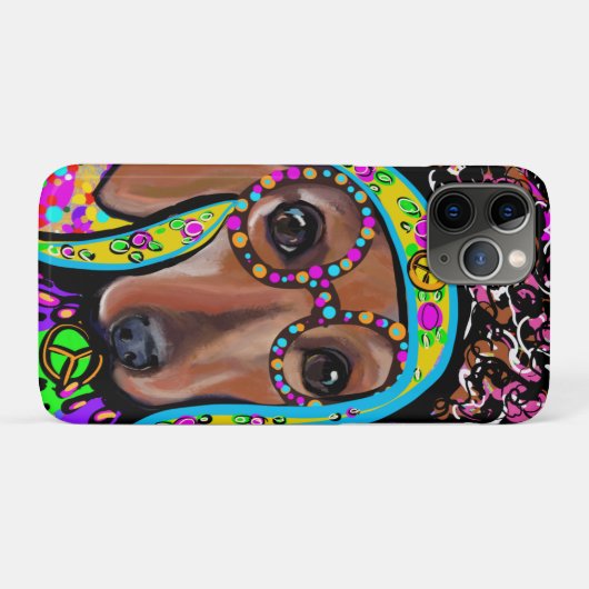 RED DACHSHUND Case-Mate iPhone CASE (Achterkant (horizontaal))
