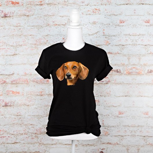 Red Dachshund Dog T-shirt