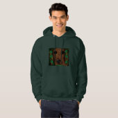 Red Dachshund Hoodie (Voorkant volledig)