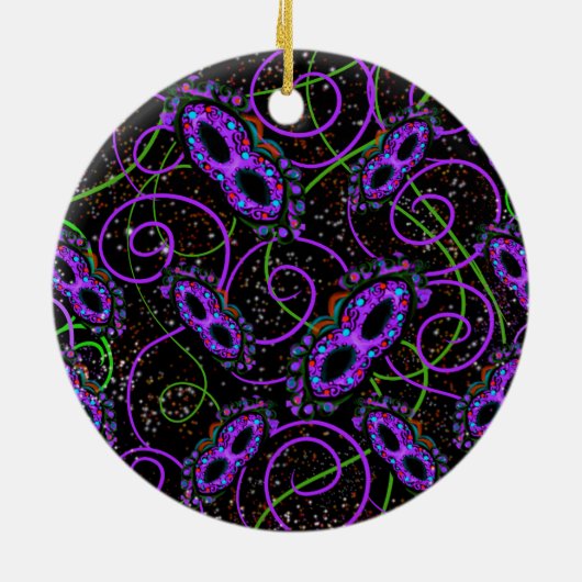 Red Dachshund Keramisch Ornament (Achterkant)