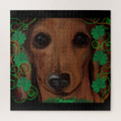 Red Dachshund Legpuzzel (Verticaal)