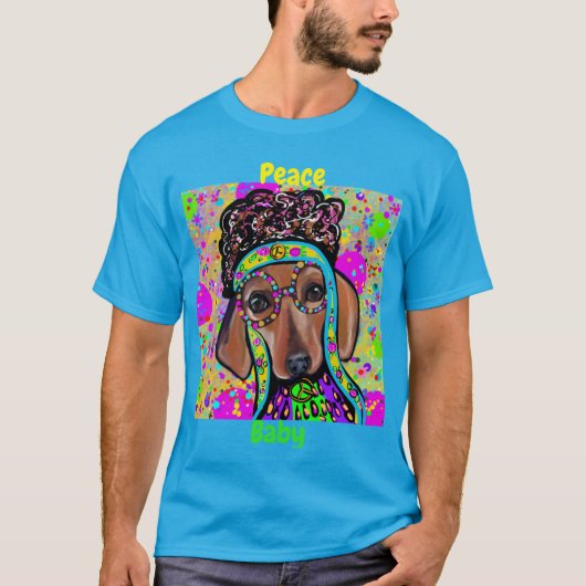 RED DACHSHUND T-SHIRT (Voorkant)