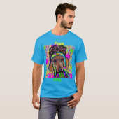 RED DACHSHUND T-SHIRT (Voorkant volledig)