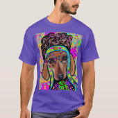 RED DACHSHUND T-SHIRT (Voorkant)