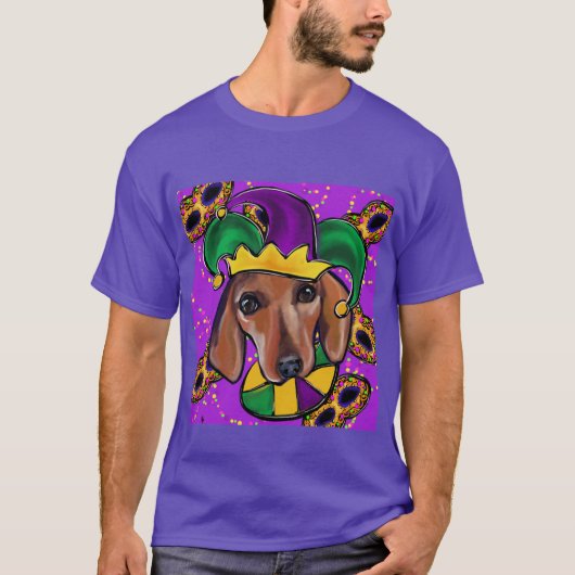 RED DACHSHUND T-SHIRT (Voorkant)