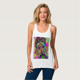 RED DACHSHUND TANKTOP