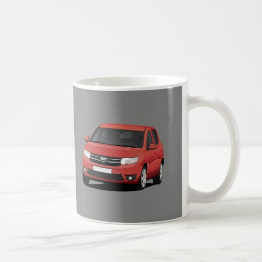 Red Dacia Sandero 2 x afbeelding Koffiemok (Rechts)
