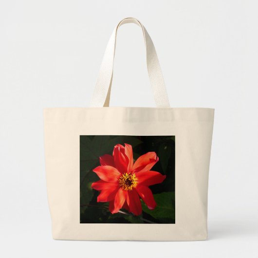 Red Dahlia (bisschop van Llandaff) Grote Tote Bag (Voorkant)