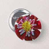 Red Dahlia Button (Voorkant /achterkant)