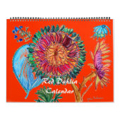 Red Dahlia Calendar 2 Kalender (Hoes)