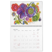 Red Dahlia Calendar Kalender (Jan 2027)