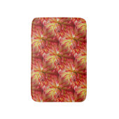 Red Dahlia Flower Natuur Pattern Badmat (Voorkant Verticaal)