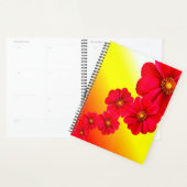 Red Dahlia Flower Planner (Display)