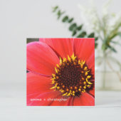 Red Dahlia Kaart (Staand voorkant)