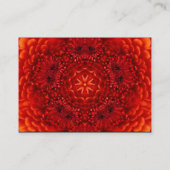 RED DAHLIA MONOGRAM, AGATE grijs zwart geel Visitekaartje (Achterkant)