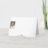 Red Dahlia Mother's Day Mom Kaart (Achterkant)