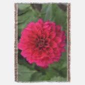 Red Dahlia Throw Blanket Deken (Voorkant Verticaal)