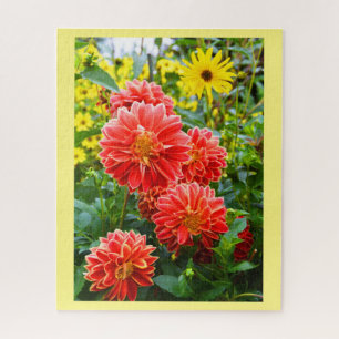 Red Dahlias Legpuzzel