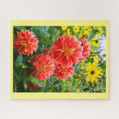 Red Dahlias Legpuzzel (Horizontaal)
