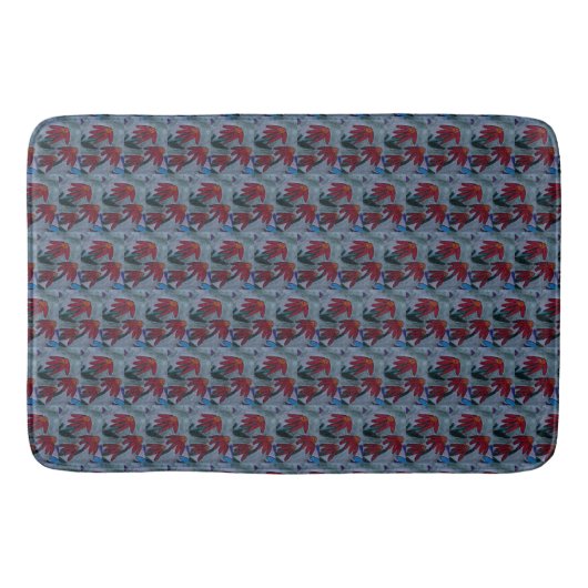 Red Daisies Badmat (Voorkant)