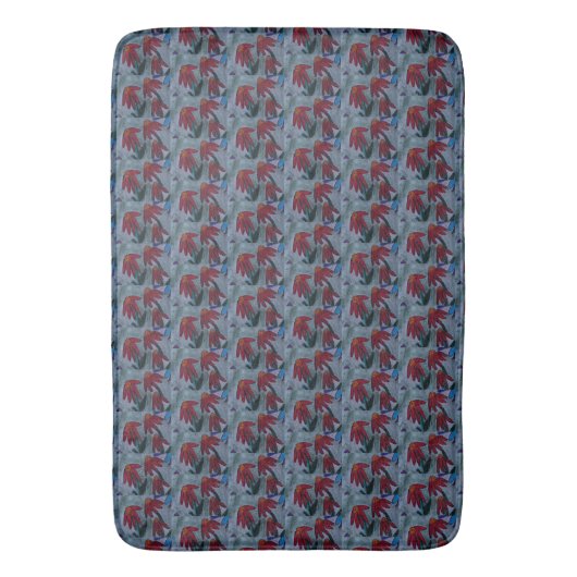 Red Daisies Badmat (Voorkant Verticaal)