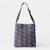 Red Daisies Crossbody Bag Tas (Achterkant)