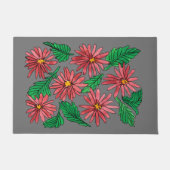 Red Daisies Deurmat (Voorkant)