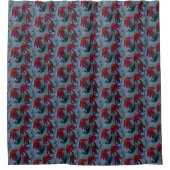 Red Daisies Douchegordijn (Voorkant)