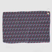 Red Daisies Golfhanddoek (Horizontaal)