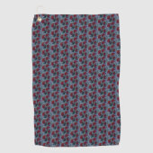 Red Daisies Golfhanddoek (Voorkant)