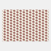 Red Daisies Lijst. Inpakpapier Vel (Voorkant 2)