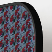 Red Daisies Pickleball Paddle (Links Detail)