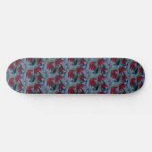 Red Daisies Skateboard (Horizontaal)