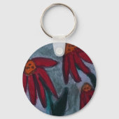 Red Daisies Sleutelhanger (Voorkant)