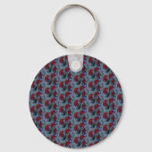 Red Daisies Sleutelhanger (Achterkant)