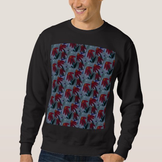 Red Daisies Sweatshirt (Voorkant)