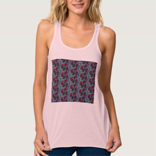 Red Daisies Tanktop (Voorkant)