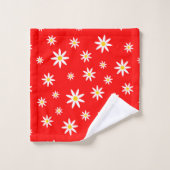 Red Daisy Bath-handdoekset Bad Handdoek (Wasdoekje)