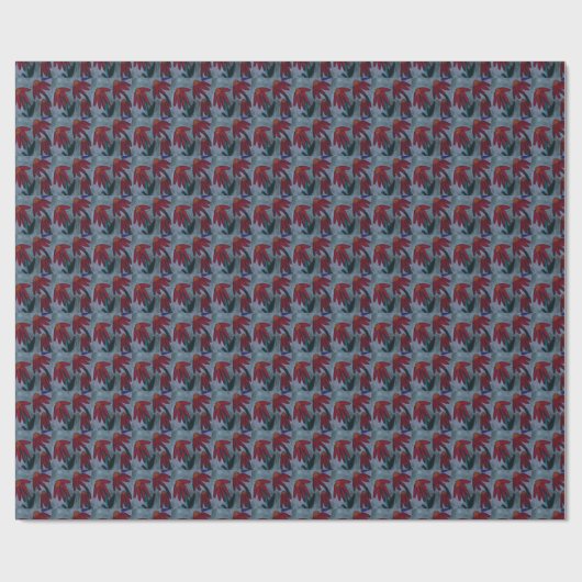 Red Daisy Cadeaupapier (Vlak)