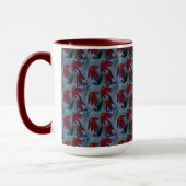 Red Daisy Coffee Mok (Links)
