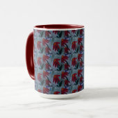 Red Daisy Coffee Mok (Voorkant links)