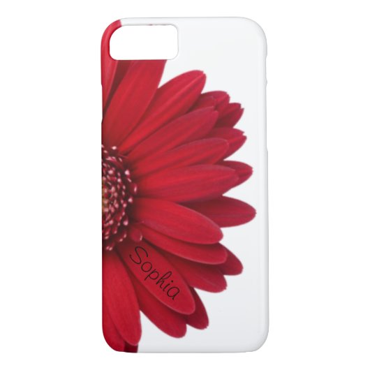 Red Daisy Custom Name Case-Mate iPhone Case (Achterkant)