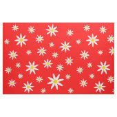Red Daisy Fabric Stof (Fat Quarter)