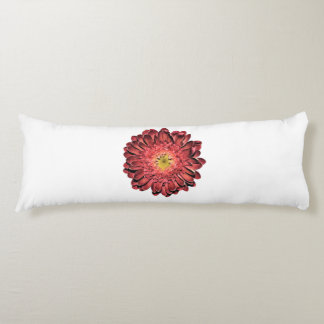 Red Daisy Flower Lichaamskussen