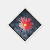 Red Daisy Flowers Servetten (Hoek)