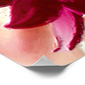 Red Daisy Fotoschilderij Bloemenkunst Poster (Hoek)